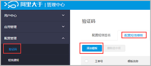 【养正至和使用教程】阿里大于（阿里短信）配置说明教程
