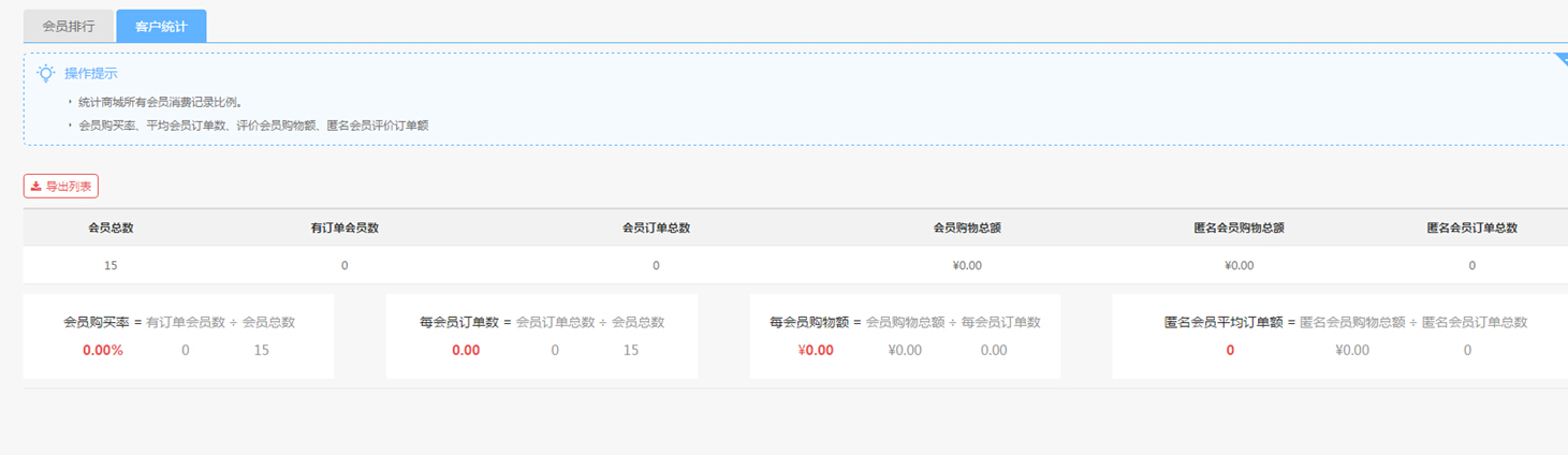 【养正至和使用教程】客户统计信息功能使用简述